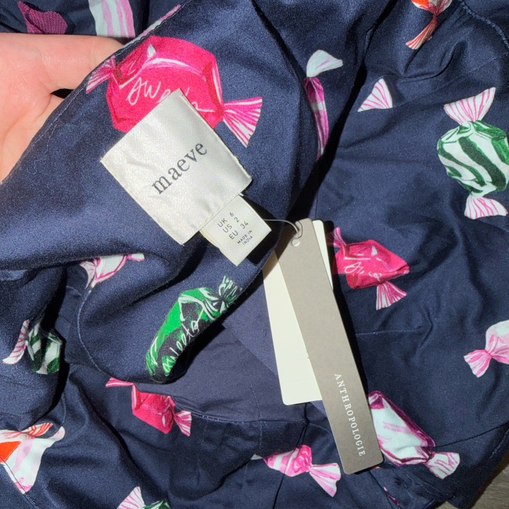 Anthropologie Maeve printed button down mini dress - Picture 10 of 11